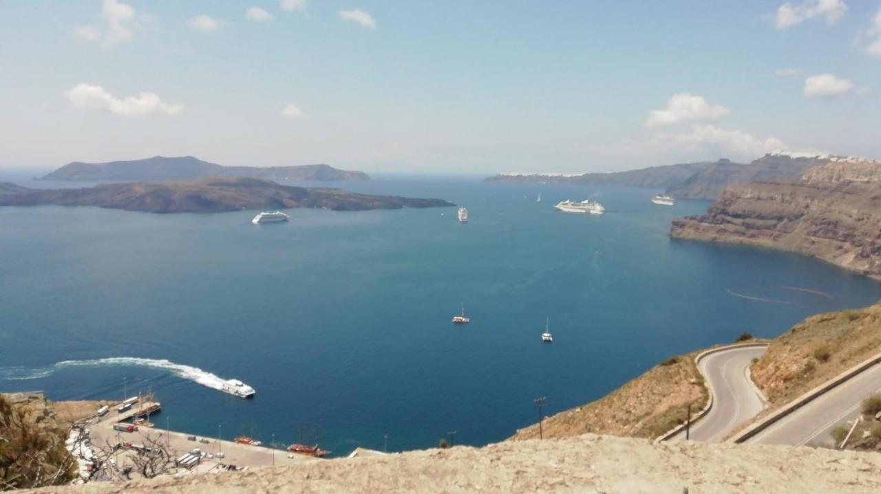 Villa Poudras Amazing View Caldera à Ormos Athinios Extérieur photo